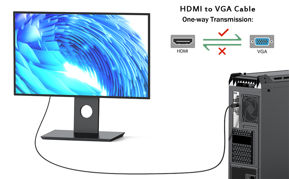 hdmi vga cable 6 feet