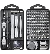 Precision Screwdriver Set, Lifegoo 122pcs Magnetic Repair Tool Kit for iPhone Series/Mac/iPad/Tab...