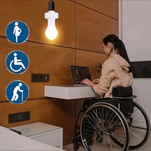 remote control light socket for the elderly, pregnant woman and those with limited mobility