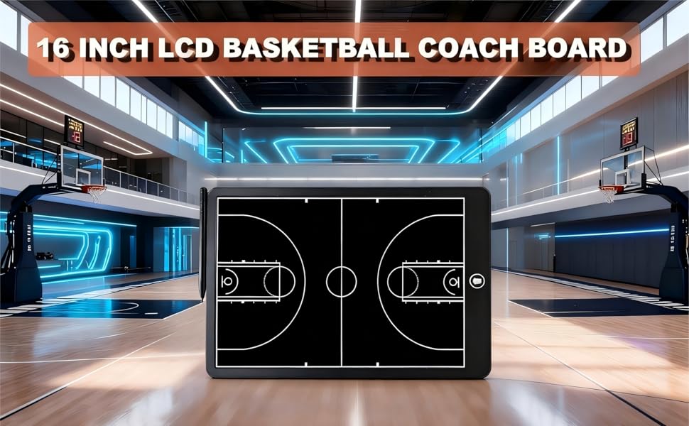 16 INCH LCD BASKETBALL COACH BOARD