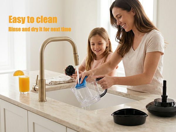 Quick Wash Electric Juicer - Detachable Citrus Squeezer - Effortless Cleanup Fruit Press