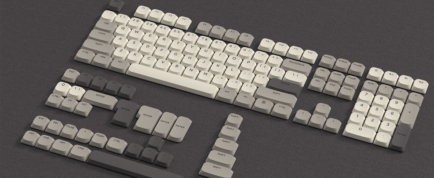 PBT Keycaps Full Size Keyboard Keycaps