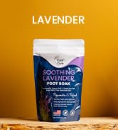 foot soak wtih lavender epsom salt