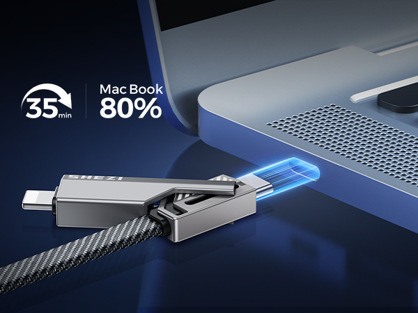 Multi 4 in 1 USB C to Charging Cable