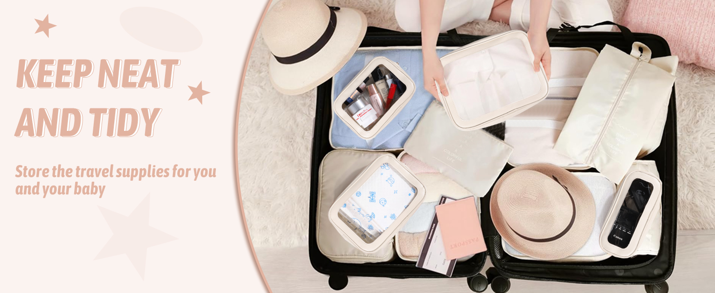 Diaper Bag Organizer Pouch Set