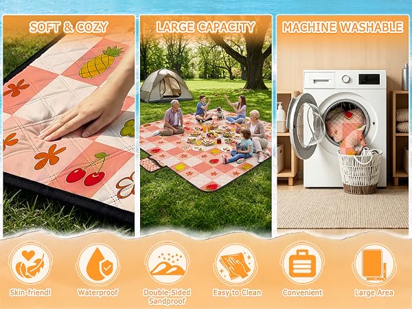 large picnic blanket
