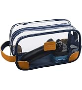 Lermende Toiletry Bag, Clear Shaving Dopp Kit for Men Travel Toiletry Bag with Hand Strap Unisex ...