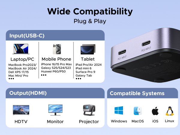 type c switch 2 in 1