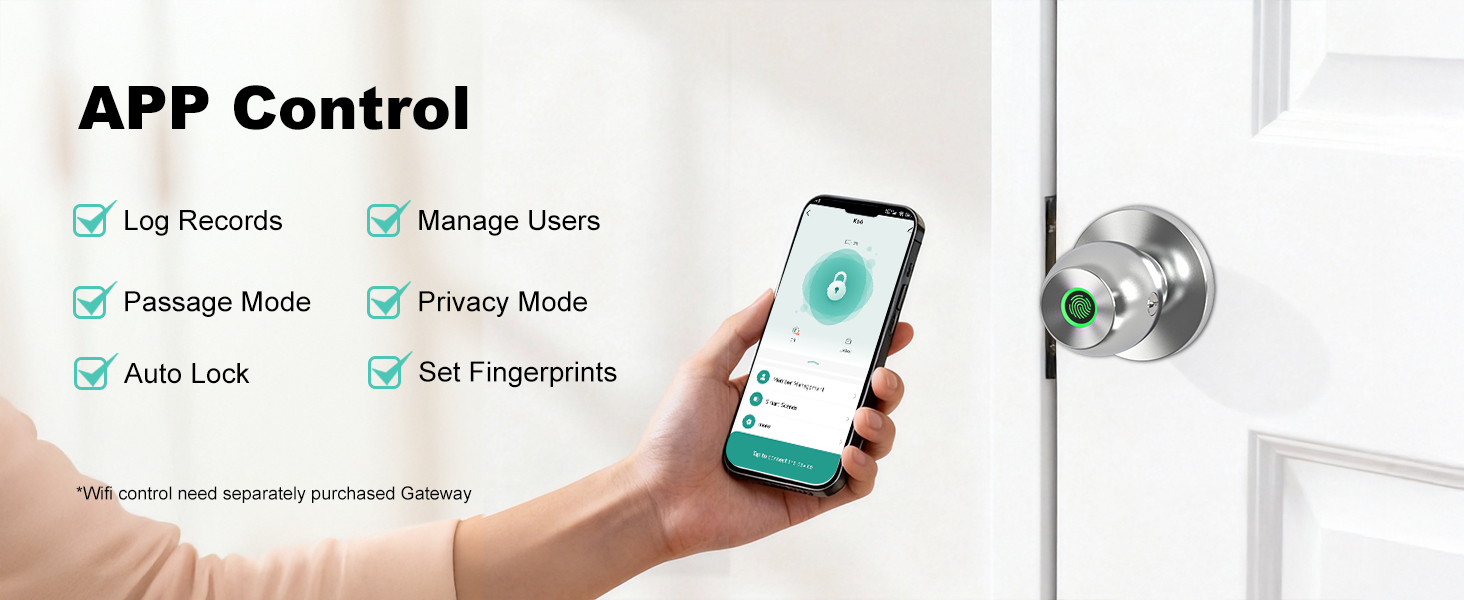 Finger Print Door Knob