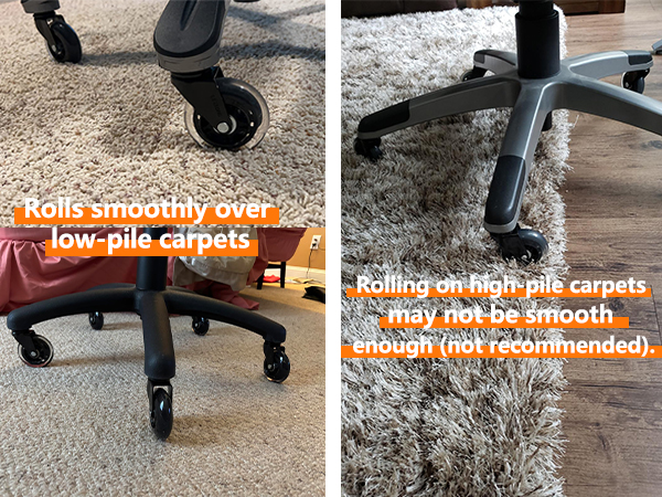 office chair wheels for carpet