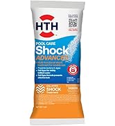 HTH 52035 Swimming Pool Care Shock Advanced, Swimming Pool Chemical, Cal Hypo Formula, 1lb