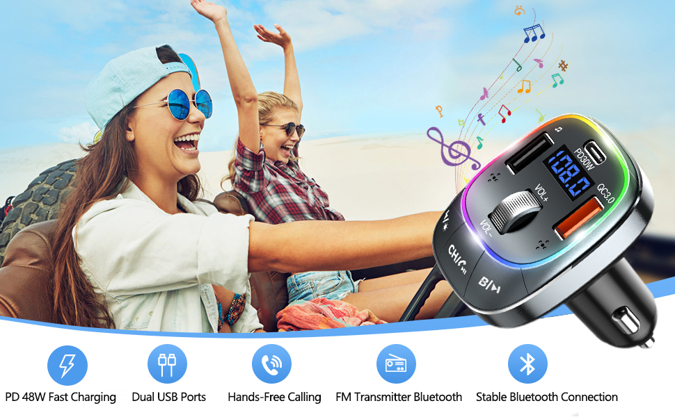 FM Transmitter Bluetooth