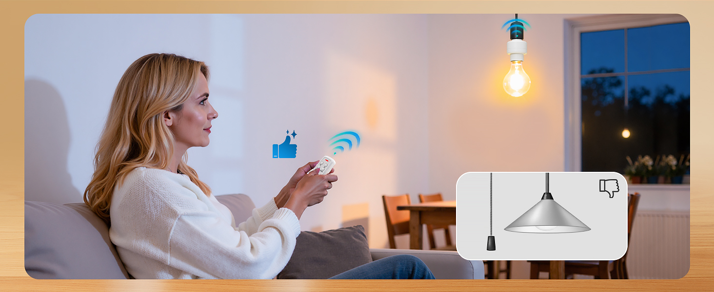Remote Control Light Socket