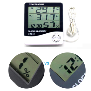 Large LCD Electronic Digital Thermometer Hygrometer