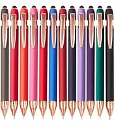 Actsun Ballpoint Pens, 12 Pcs Pens Fine Point Smooth Writing Pens, Stylus Pens with Screens Touch...