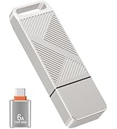EASTBULL 32GB FAT32 USB 3.0 Flash Drive with a USB C Adapter, Fast-Speed Thumb Drive Metal Pen Dr...
