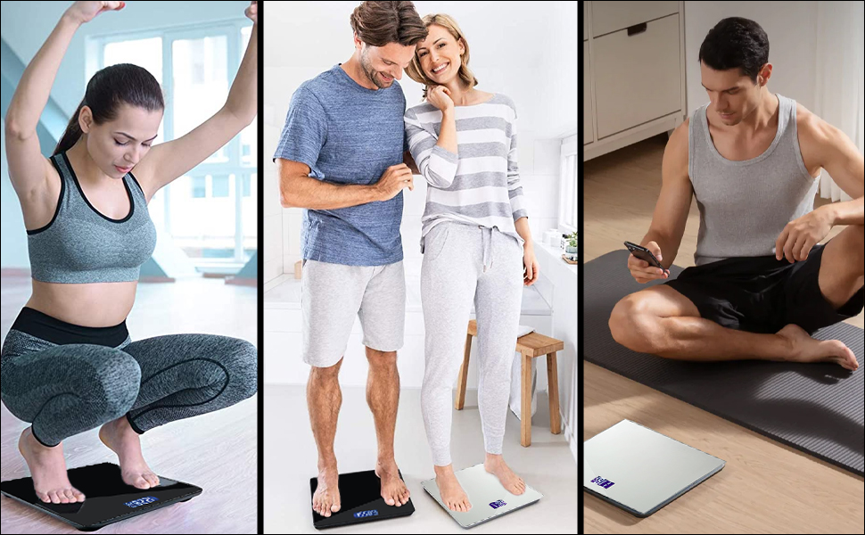 digital bathroom scale is immediate readings as soon as you step on the body scale.