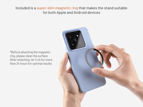 The MagSafe system easily connects to your phone with a 30N verticalpull force,ensuring stable