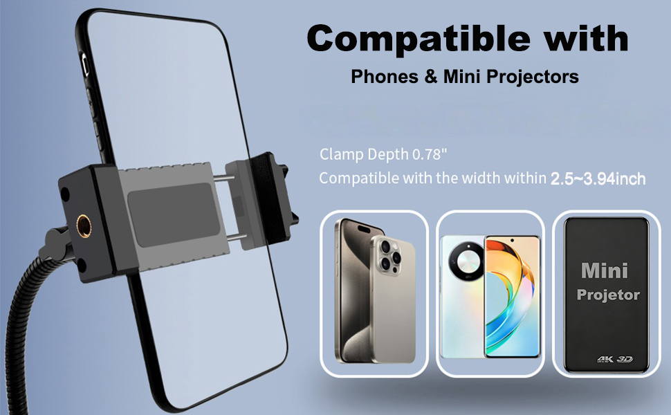 Compatible with Phones &amp;amp; Mini Projectors