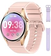 Smart Watches for Women Fitness Watch, IP68 Waterproof Fitness Tracker Smart Watch with Heart Rat...
