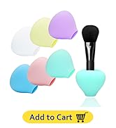 Makeup Brush Covers, Make up Brush Holders for Travel and Home Storage, Reusable Silicone Organiz...