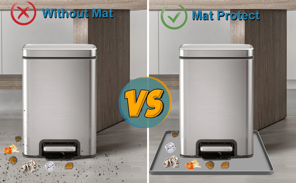 trash can mat