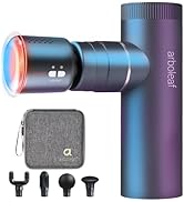 arboleaf Mini Massage Gun with Heat and Cold, Percussion Deep Tissues Muscle Massager, Full-Metal...