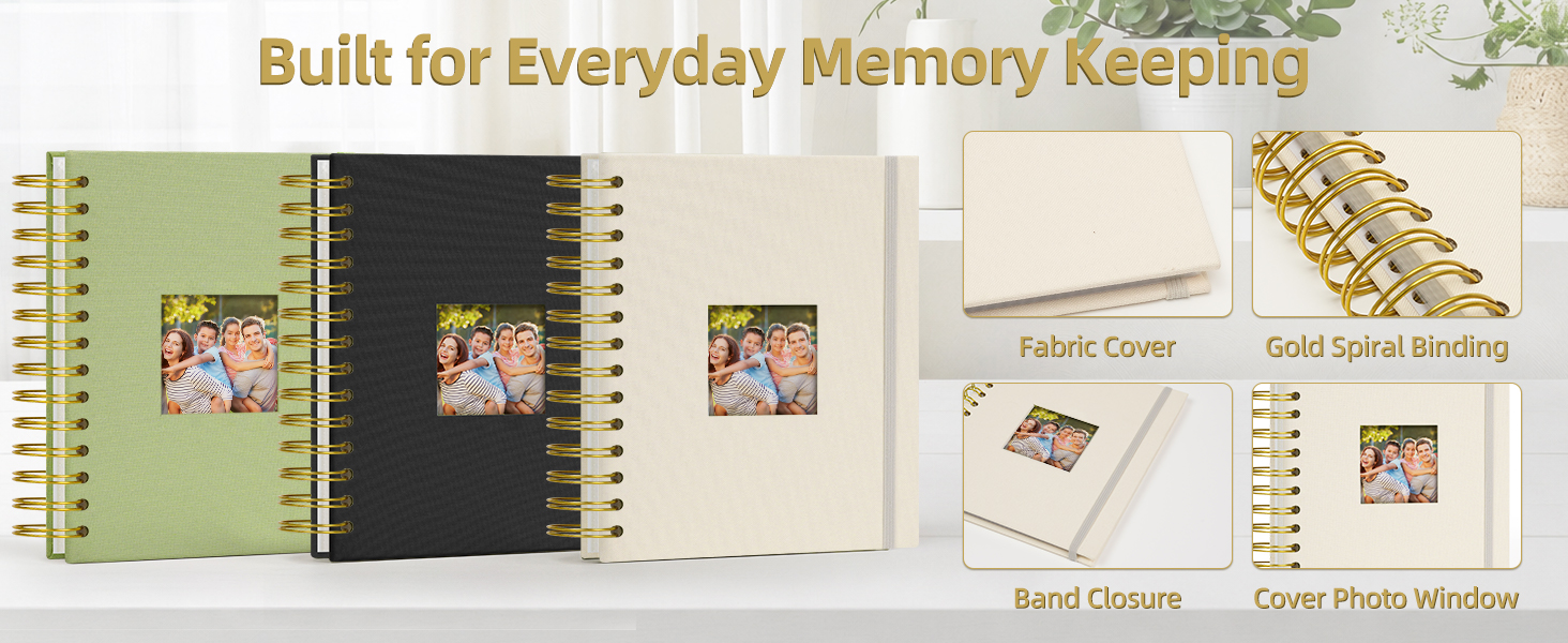 This keepsake photo album is wonderful as a baby memory photo album