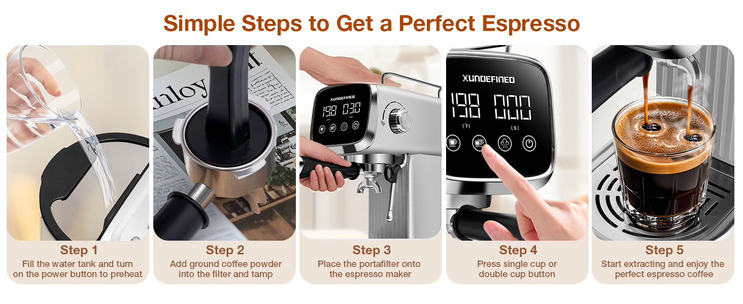 espresso maker with frother