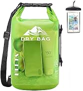 HEETA Waterproof Dry Bag for Women Men, 5L/10L/20L/30L/40L Roll Top Lightweight Dry Storage Bag B...