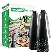 Fly Away Ultra - 2 Pack Rechargeable Outdoor Fly Fans for Tables with Ultrasound, Outdoor or Indo...