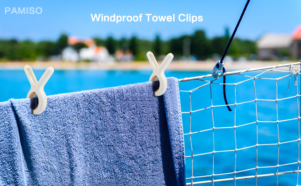 windproof towel clips
