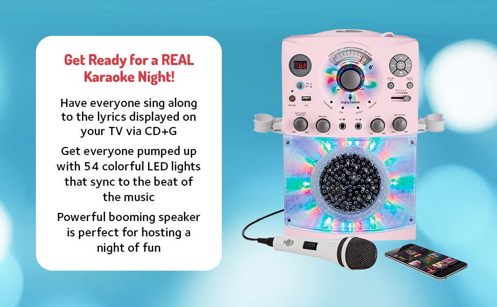 Girl Magic Display Voice Pink Sound Songs Rechargeable CDS Battery Black Aux Bass Card Frozen Jyx