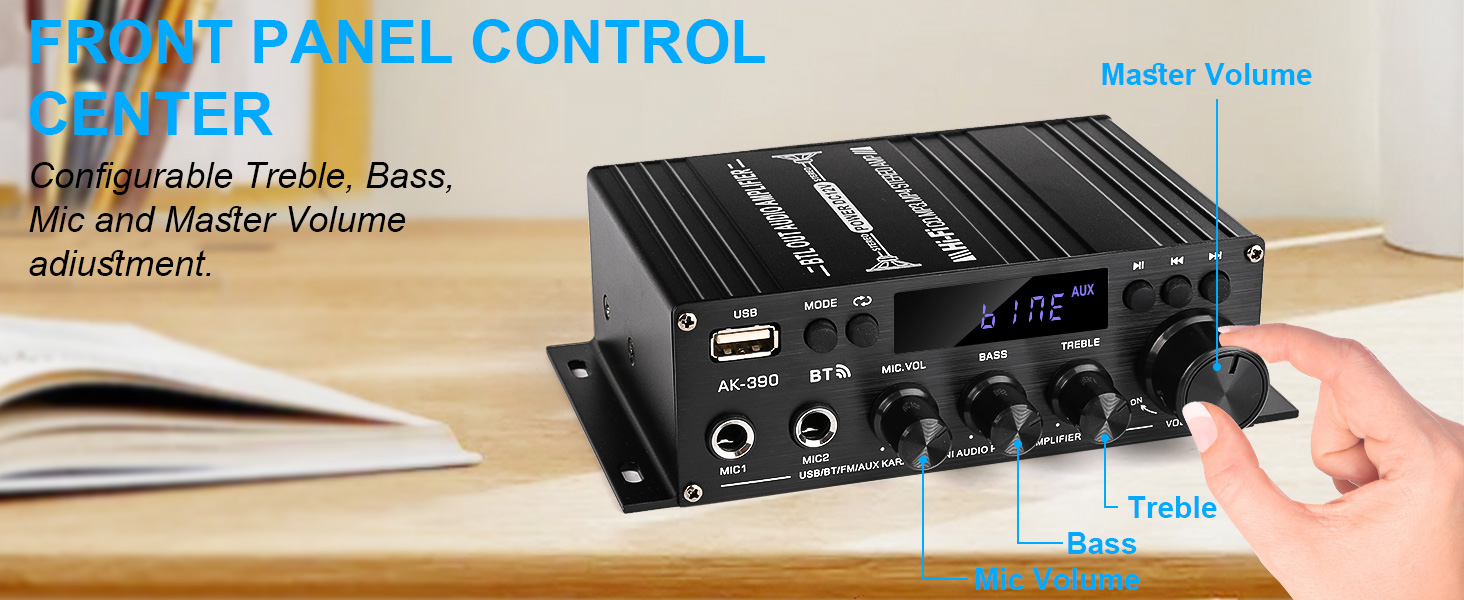 Independent MIC Input and Volume Control
