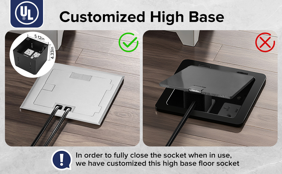 Can be perfectly closed during use