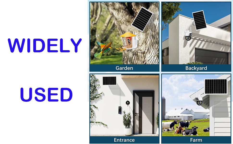 solar panel for security camera