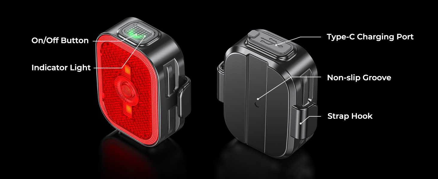 luces para bicicleta bike tail light led ebike kids mini rechargeable flashlight