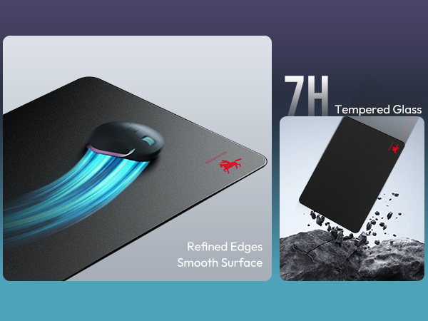 glass mouse pad