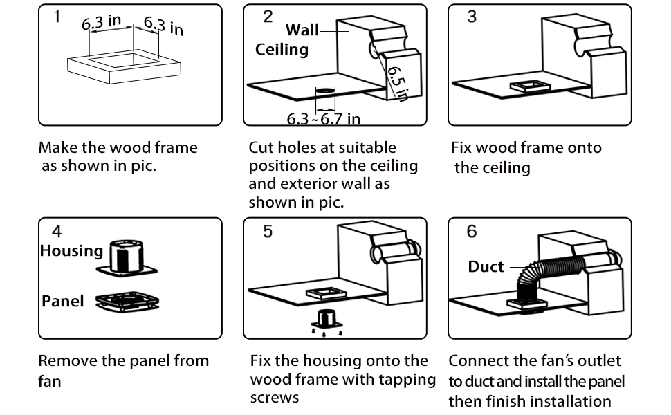 1.Ceiling Installation