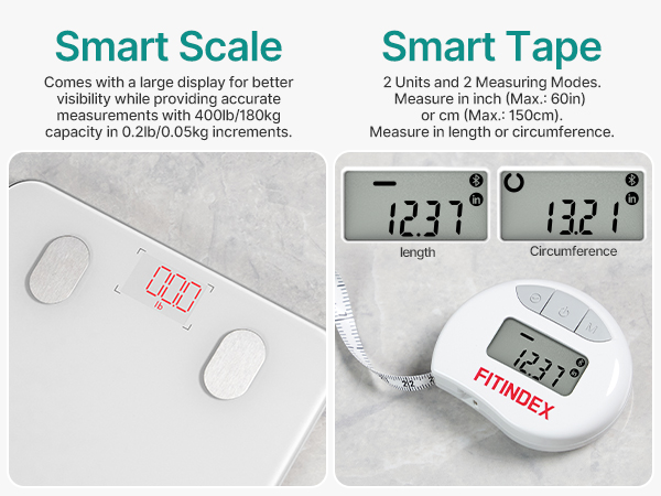 scale for body weight bathroom smart weighing bmi scales Body tape measure smart tape measure