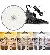 BBESTLED 150W/200W/240W Adjustable Commercial Bay Lighting 3000K/4000K/5000K, 33600Lumen IP65 Wat...