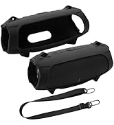 TXEsign Silicone Case Cover for JBL Charge 5 Portable Speaker, Travel Carrying Protective Case w ...