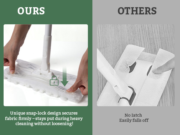 No more lost pads mid-sweep