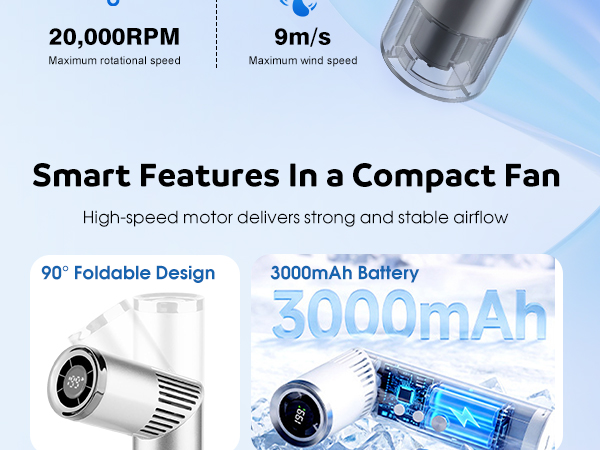 portable fan handheld fan mini fan personal fan rechargeable fan usb fan travel fan small fan