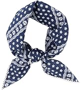 Kachanaa 28''x28'' Large Cotton Bandana Headband,Soft Fabric Neck Scarf,Multi-purpose Head Wrap P...