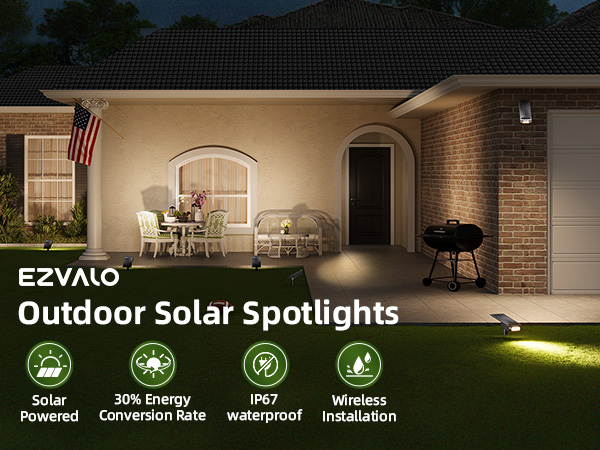 solar spot light outdoor