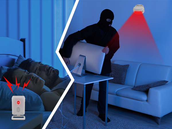 motion sensor alarm chime alert motion sensor doorbell rings when customers walks in