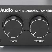 Bluetooth 5.0 Amplifier Stereo Audio Receiver 2 Channel Class D Mini Hi-Fi Integrated 