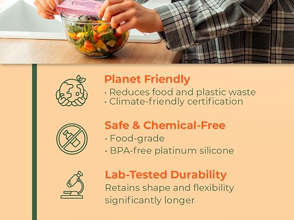 plastic-free kitchen solution low waste reusable lid eco swap sustainable daily use