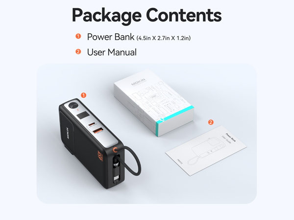 Power Bank with Ac Plug